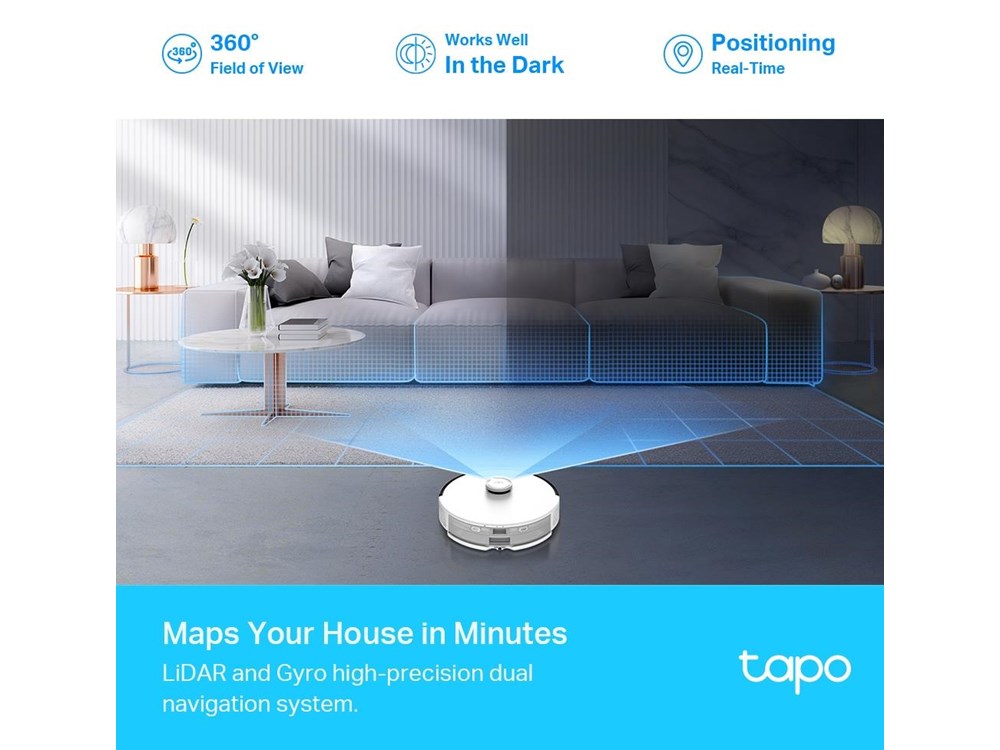 TP-Link Tapo RV30 Plus - robotstofzuiger met dweilfunctie