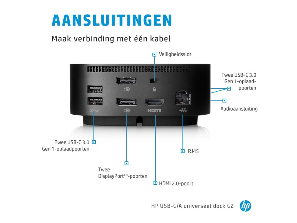 HP USB-C Dock G5 - 5TW10AA