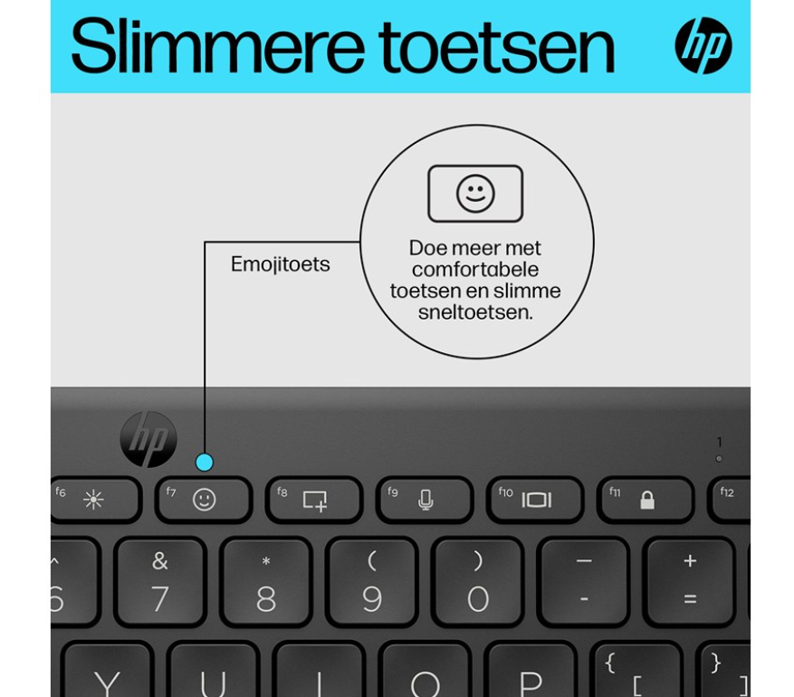 HP 350 Compact Multi-Device Bluetooth Keyboard