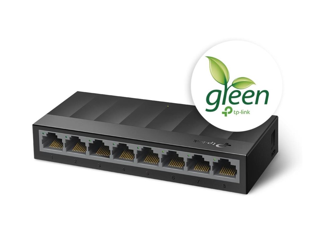 TP-Link LS1008G - Gigabit Ethernet Switch - 8 poorts