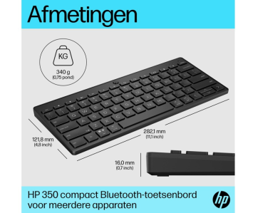 HP 350 Compact Multi-Device Bluetooth Keyboard