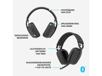 Logitech Zone Vibe 100 - Zwart